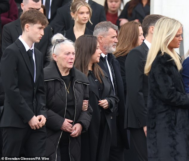 Roy Keane attends his mother’s funeral just days after the Man United legend lost ‘the only boss I listen to’
