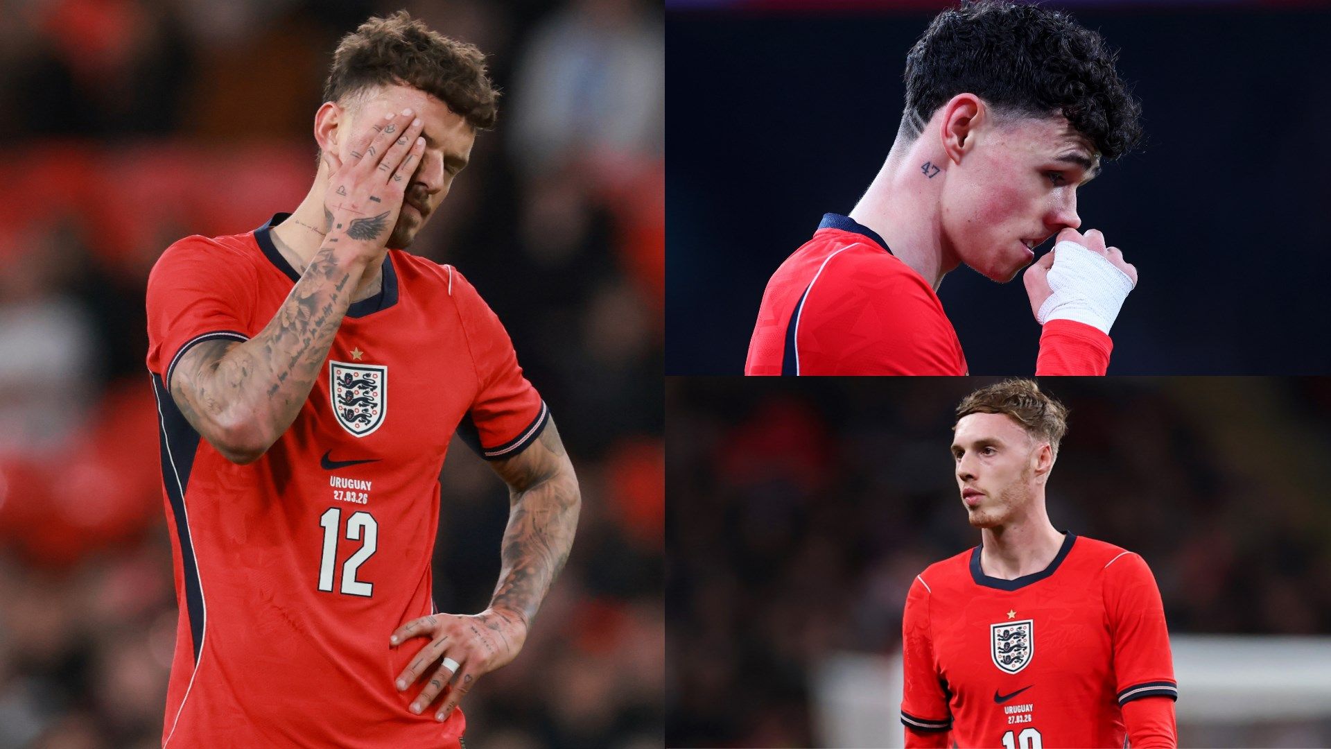 England player ratings vs Uruguay: Ben White’s rollercoaster return! Arsenal star goes from villain, to hero, to villain again as Cole Palmer upstages Phil Foden in World Cup auditions