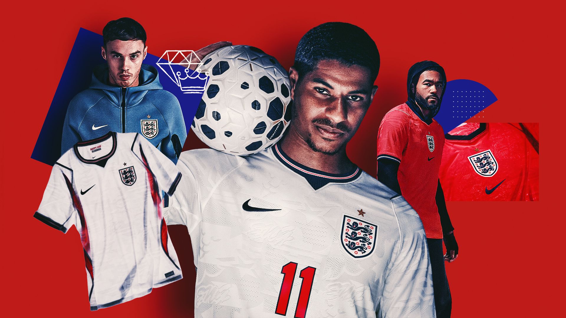 Nike’s new England home & away kits capture the mood of a nation as the clock ticks down to the 2026 World Cup