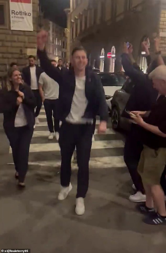 Crystal Palace stars enjoy BIG night out in Florence after Conference League win – with squad partying just days before huge Premier League clash that could impact Tottenham’s relegation fight