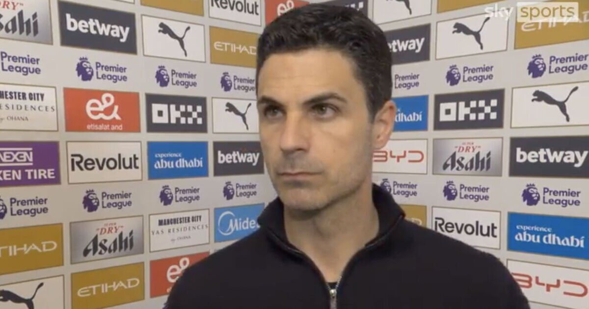 Mikel Arteta’s thoughts on Arsenal winning the league clear after Man City loss | Football | Sport