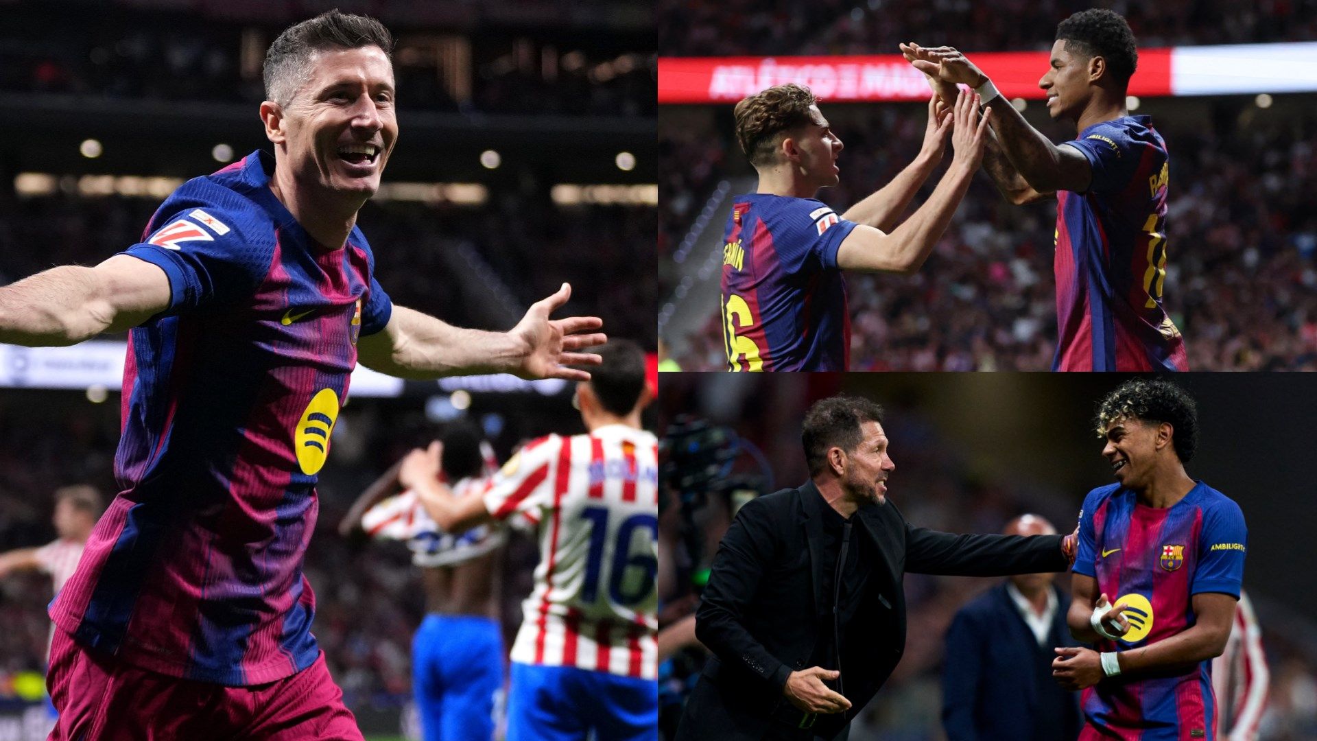 Barcelona player ratings vs Atletico Madrid: Never write off Robert Lewandowski! Veteran pops up with late winner while Marcus Rashford ends goal drought as Blaugrana tighten their grip on La Liga’s title race