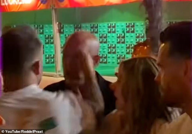 Michael van Gerwen is PUNCHED in the face during chaotic clash at a party in his native Netherlands