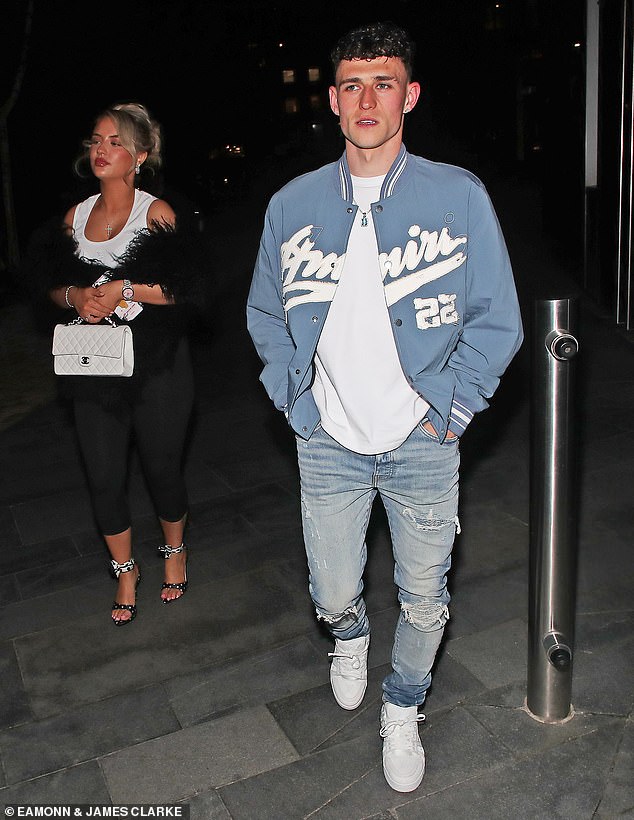 Man City stars and their WAGs hit the town for Bernardo Silva’s leaving party as they let their hair down with early-morning finish ahead of Premier League title run-in